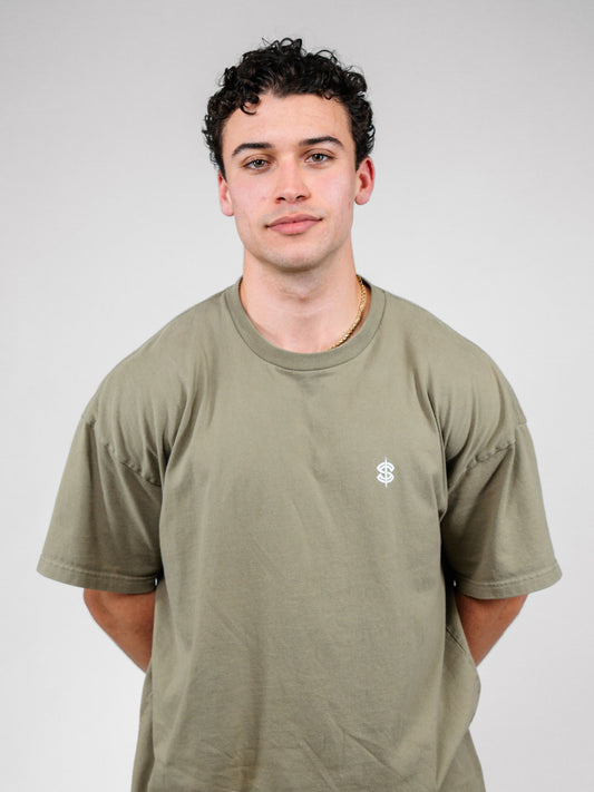 Icon Heavyweight Tee, Urban Moss