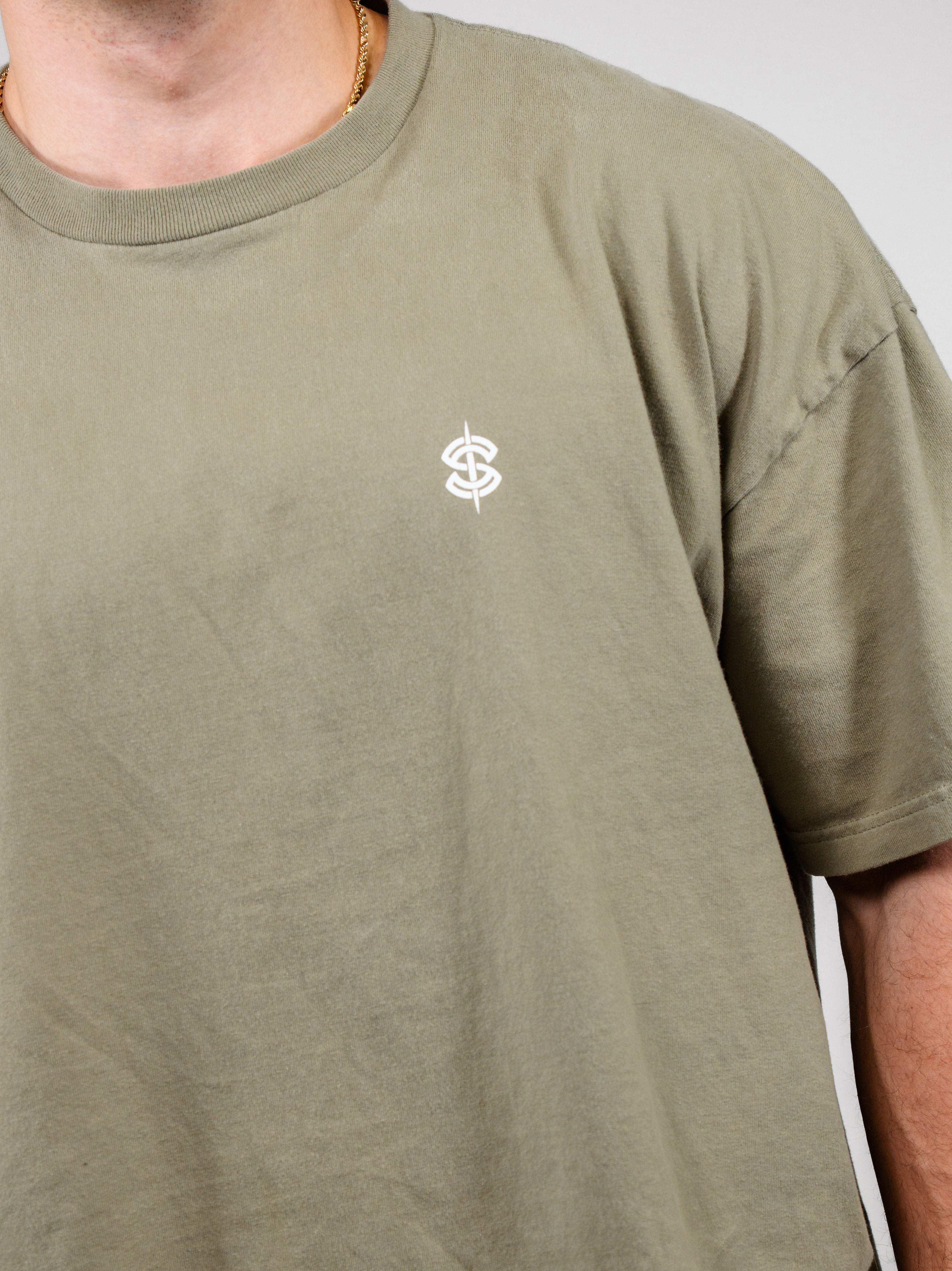 Icon Heavyweight Tee, Urban Moss