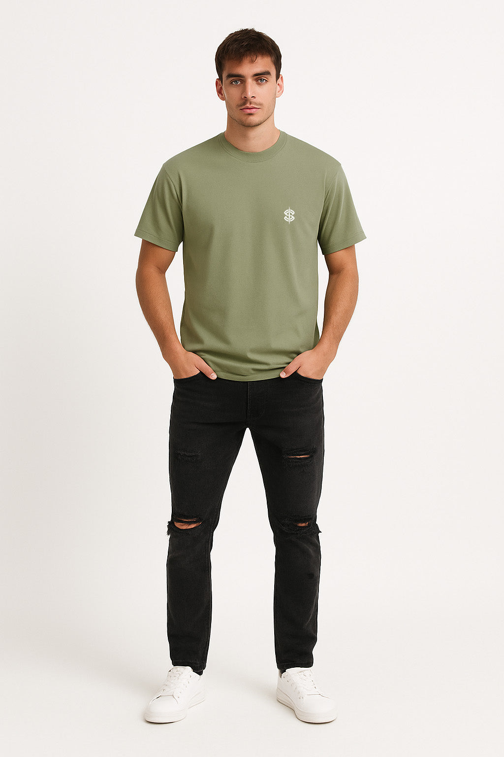 Icon Heavyweight Tee - Urban Moss