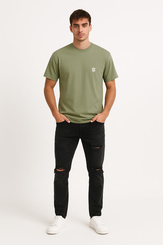 Icon Heavyweight Tee - Urban Moss