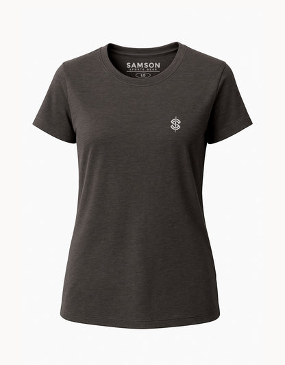 Legacy Ladies Tee - Heather Smoke