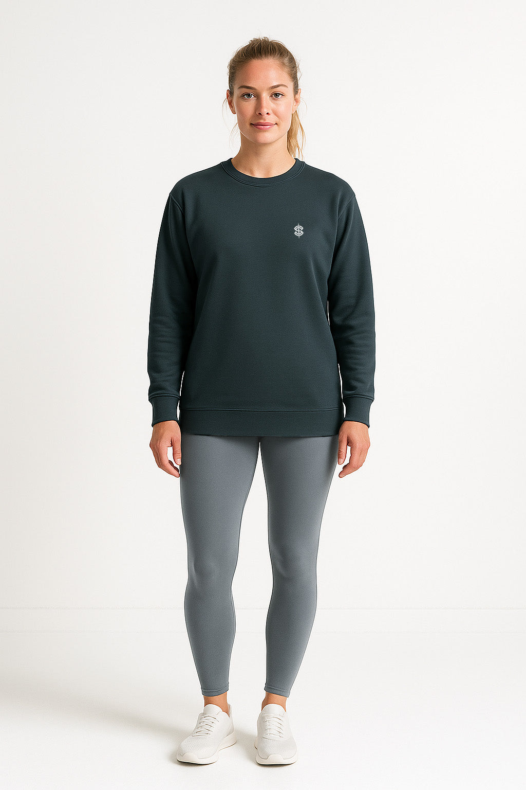 Icon Crewneck - Midnight Gray