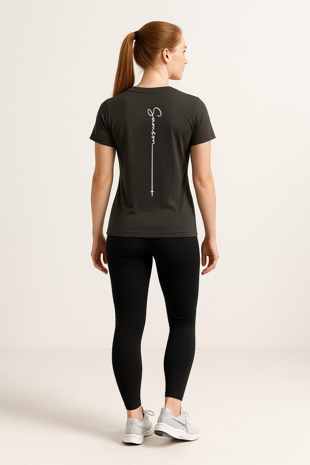 Legacy Ladies Tee - Heather Smoke